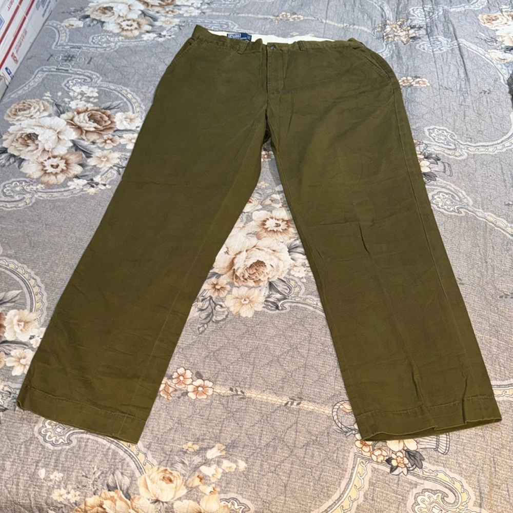 POLO KHAKI GREEN PANTS